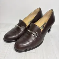 【美品】RASPINI ラスピーニ ビットローファー パンプス 本革 23cm