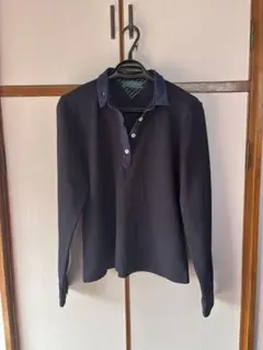 TOMMY HILFIGER GOLF 長袖ポロシャツ Lサイズ ネイビー