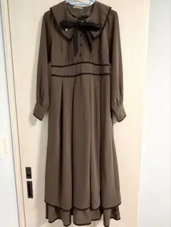 Amavel アマベル ワンピース 茶色 ブラウン ロングワンピース ロリータ