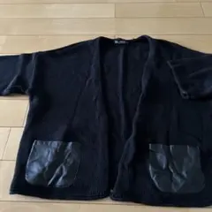 Armani Exchange 黒 カーディガン S/P