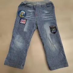 【中古】Klbdskap 宇宙テーマ刺繍パッチ付きパンツ　期間限定値下げ!