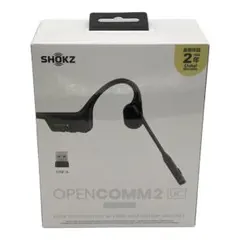 未開封Shokz OPENCOMM 骨伝導ヘッドセット ブラック - メルカリ