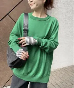 spick&span ウォッシャブルビックプルオーバー