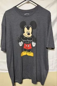 Disney ミッキー Tシャツ グレー