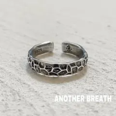 AB013シルバーリング　指輪　ヴィンテージ風　細め　サイズ大きめ　S925