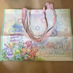 ダッフィーフレンズ20周年　カラフルハピネス ショッピングバッグ ディズニー