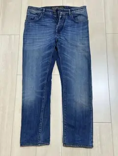 ヤコブコーエン　J688 デニムパンツ　ボタンフライ　32 青 テーパード1 JACOB COHEN 【50%OFF／定価53,900円】JACOB ヤコブコーエン