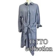 OTTO collection ストライプ　シャツワンピース　ウエストリボンのサムネイル