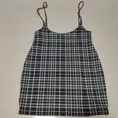 love tree トップス　キャミソール　重ね着　チェック柄