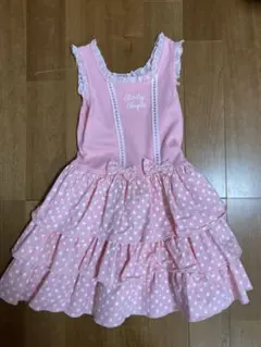 最終お値下げusedシャーリーテンプルドットワンピースです♡