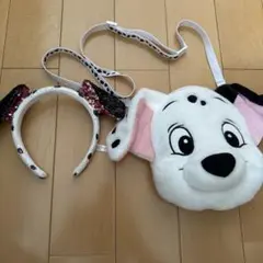 東京ディズニーリゾート 101匹わんちゃん ショルダーバッグ カチューシャ