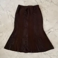 00' vintage スカート フレア ダークブラウン アーカイブ y2k