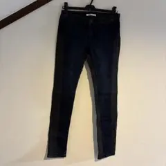 AZUL by moussy アズールバイマウジー　バイカラーデニムパンツ