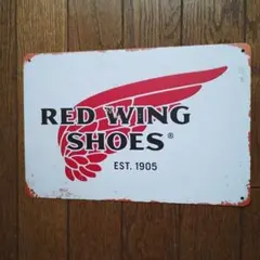 RED WING SHOES ロゴ サインプレート