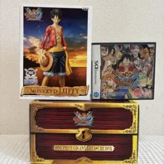 ワンピース ルフィ フィギュア　DSカセットのセット