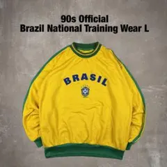 90s オフィシャル ブラジル代表 サッカー ドリルトップ トレーニングウェア