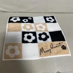 Mary Quant 花柄チェックハンカチ