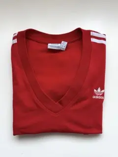 adidasレディース Vネック スリム半袖Tシャツのサムネイル