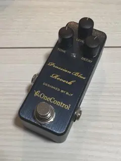 人気の旧デザイン！ワンコンPrussian Blue Reverb 美品 One Control Prussian Blue Reverb Revival 15th Anniversary