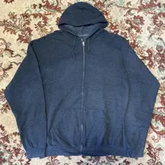 フルジップパーカー　フルーツオブザルーム　グレー　スウェット　ブランク　無地