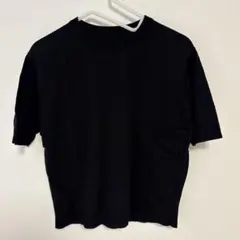 無印良品　半袖ニット　L