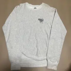 90s USA製 Leeスウェット ヴィンテージ プリント グレー　XL