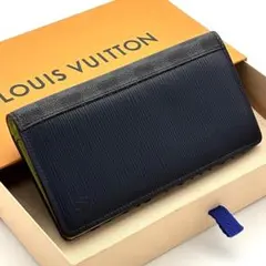 【最高級美品】ルイヴィトン エピ ポルトフォイユ ブラザ 二つ折り財布 長財布
