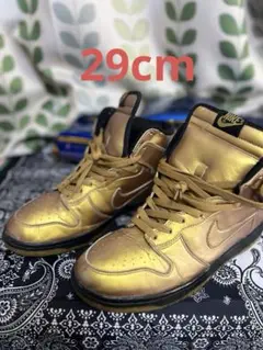 美品 27㎝☆ナイキ スニーカー ゴールド ダンクハイ アテネオリンピックモデル 美品 27㎝☆ナイキ スニーカー ゴールド ダンクハイ アテネ