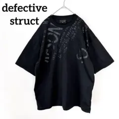 ディフェクティブストラクト Tシャツ グラフィック 個性的 黒【3L】