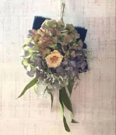 ドライフラワースワッグ◌ ͙❁˚2色紫陽花　レモンユーカリ　メルカリ祭り価格