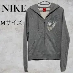 NIKE ナイキ ジップアップパーカー グレー M レディースのサムネイル
