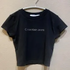 Calvin Klein JeansカルバンクラインベイビーTシャツ クロップド