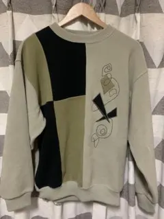 JEAN BART クレイジーパターン ニットセーター