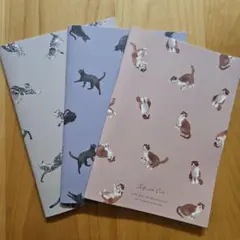 猫のイラストノート3冊セット