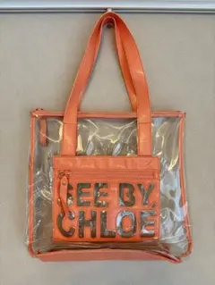 See By Chloe クリア トートバッグ サーモンピンクのサムネイル