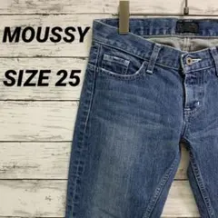 moussy マウジー ヴィンテージ デニム ローライズ ダメージ加工 日本製