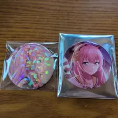 プロセカ 巡音ルカ 缶バッジ ウエハース