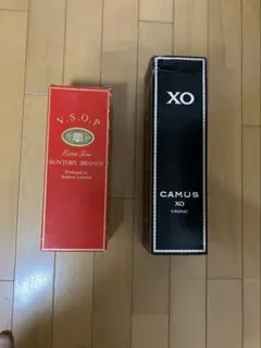 【未開栓・箱付】CAMUS XO＆サントリー VSOP ブランデー 2本セットのサムネイル