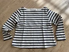 美品 ユニクロ 長袖Tシャツ ボーダー110㎝