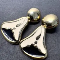極美品✨ジバンシー イヤリング 大ぶり ゴールド ヴィンテージ バイカラー