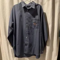 BACK NUMBER 水色 長袖シャツ L