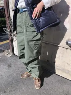 BEAMS BOY ソロテックス M-44 モンキーパンツ カーゴパンツ 古着