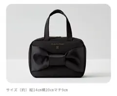 持ち手付きビッグリボンポーチのサムネイル