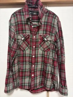 RRL チェック柄 長袖シャツ L