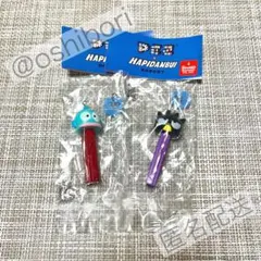 PEZ×はぴだんぶい マスコット ガチャ ハンギョドン バッドばつ丸 匿名配送
