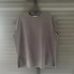 ミラオーウェン　フレンチスリーブTシャツ　チャコールグレー　0サイズのサムネイル