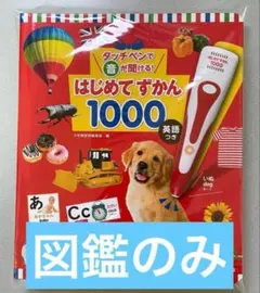 新品・未読 本のみ タッチペンで音が聞ける! はじめてずかん1000 英語つき
