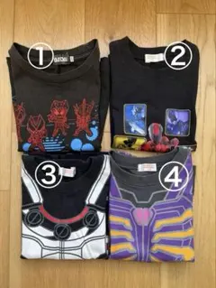 バンダイ 仮面ライダー 戦隊Tシャツ セット売り110cm