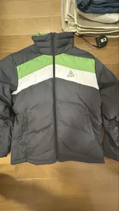 le coq sportif ダウンジャケット グレー/グリーン