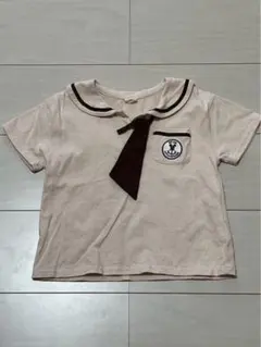 Disney ミッキー&ミニー セーラー襟シャツ 100cm